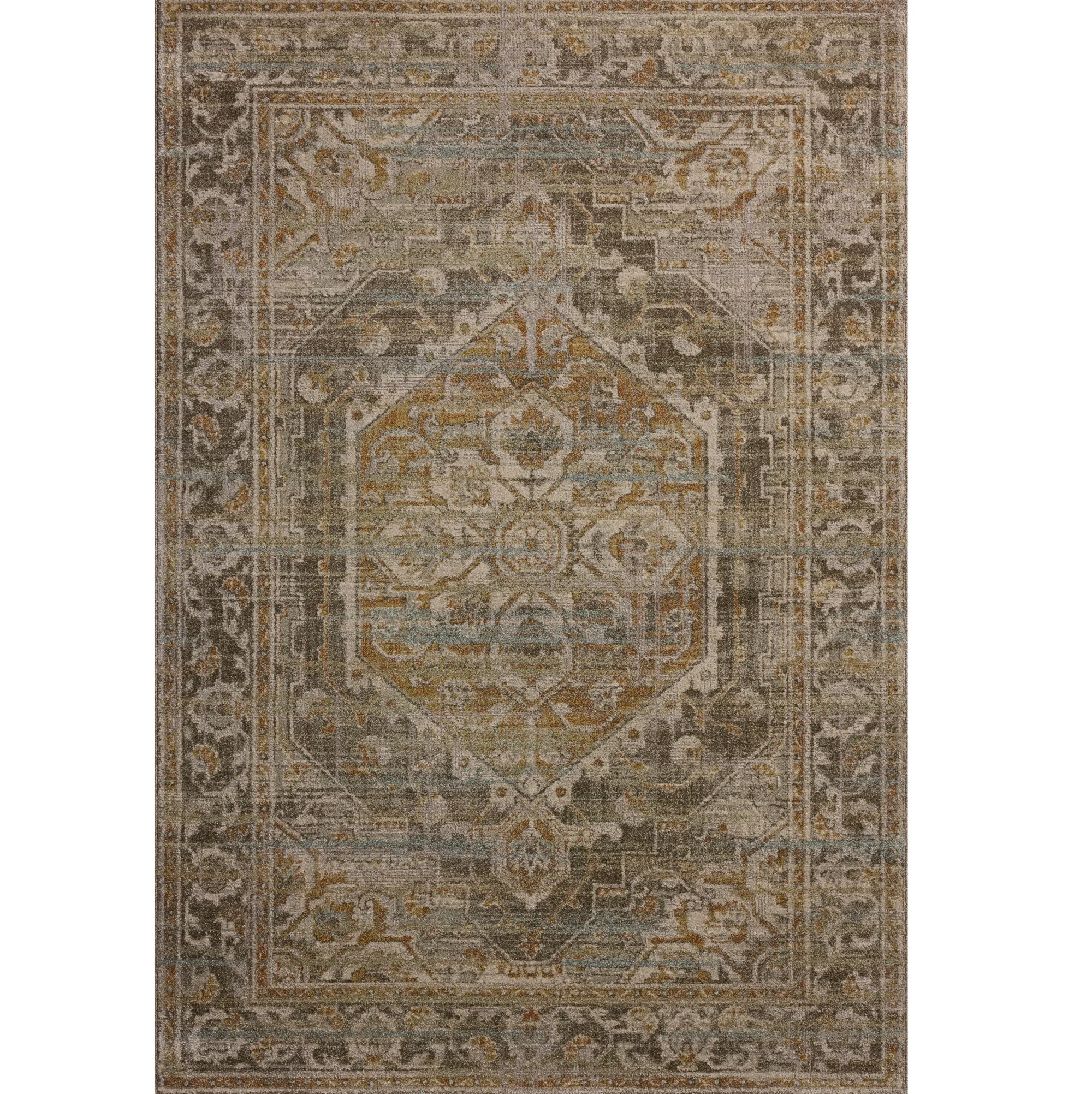 VND0086 Loloi Inc Mona Bark Sunrise Rug
