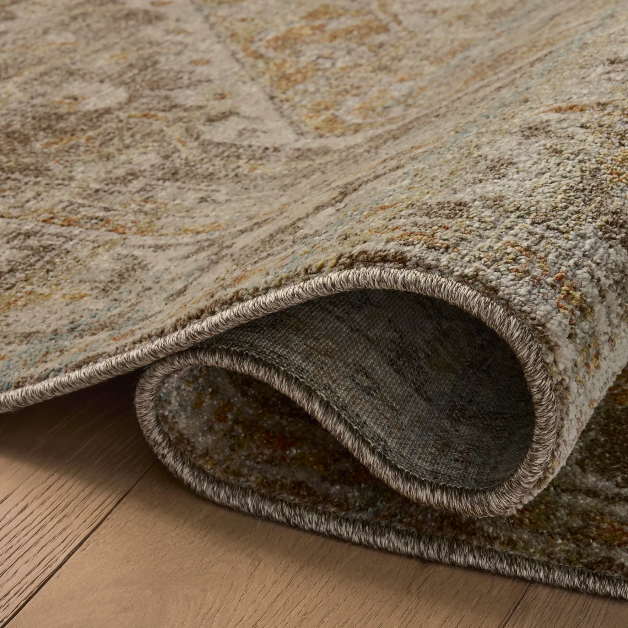 VND0086 Loloi Inc Mona Bark Sunrise Rug