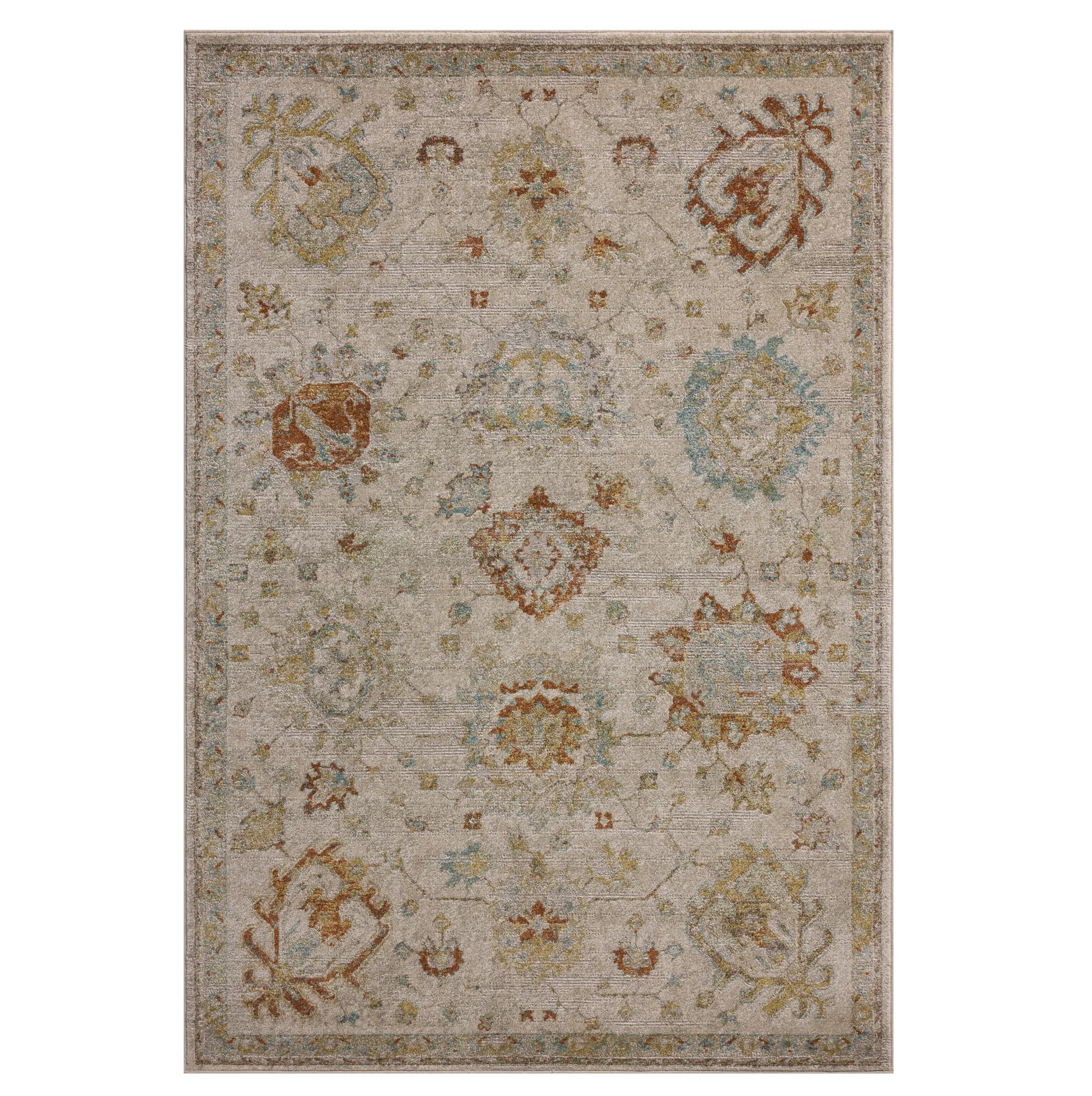 VND0086 Loloi Inc Mona Oatmeal Multi Rug