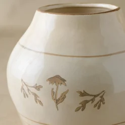 VND6562 Chaozhou Highland Crafts Company Ltd Nadine Ceramic Round Vase