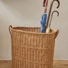 VND0092 Melrose International, LLC Natural Rattan Console Basket