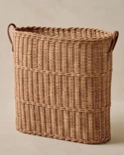 VND0092 Melrose International, LLC Natural Rattan Console Basket