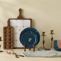 VND7817 FOXSTONE DEVELOPMENT CO.,LTD Navy Luna Plate