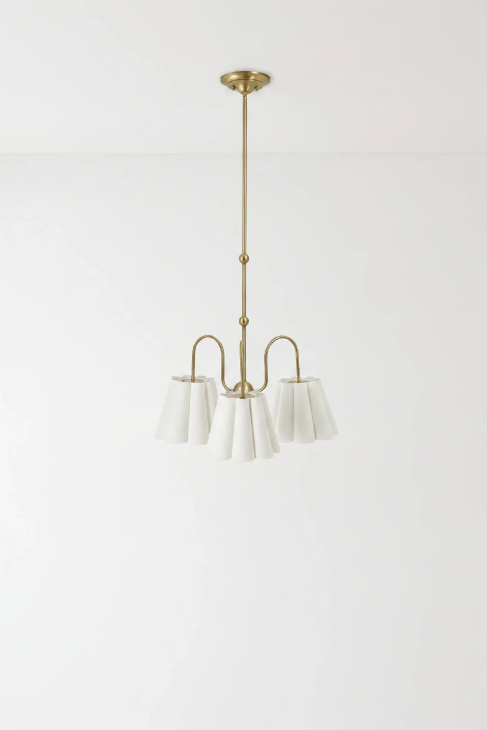 VND6475 StyleCraft Home Collection Odette Linen Scallop Chandelier
