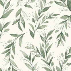 VND2730 York Wallcoverings Olive Branch Wallpaper