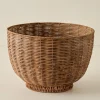 VND0092 Melrose International, LLC Oversized Rattan Decorative Bowl