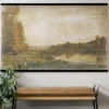 VND0164 Creative Co-op Inc Oversized Vintage Landscape Tapestry