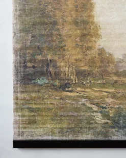 VND0164 Creative Co-op Inc Oversized Vintage Landscape Tapestry