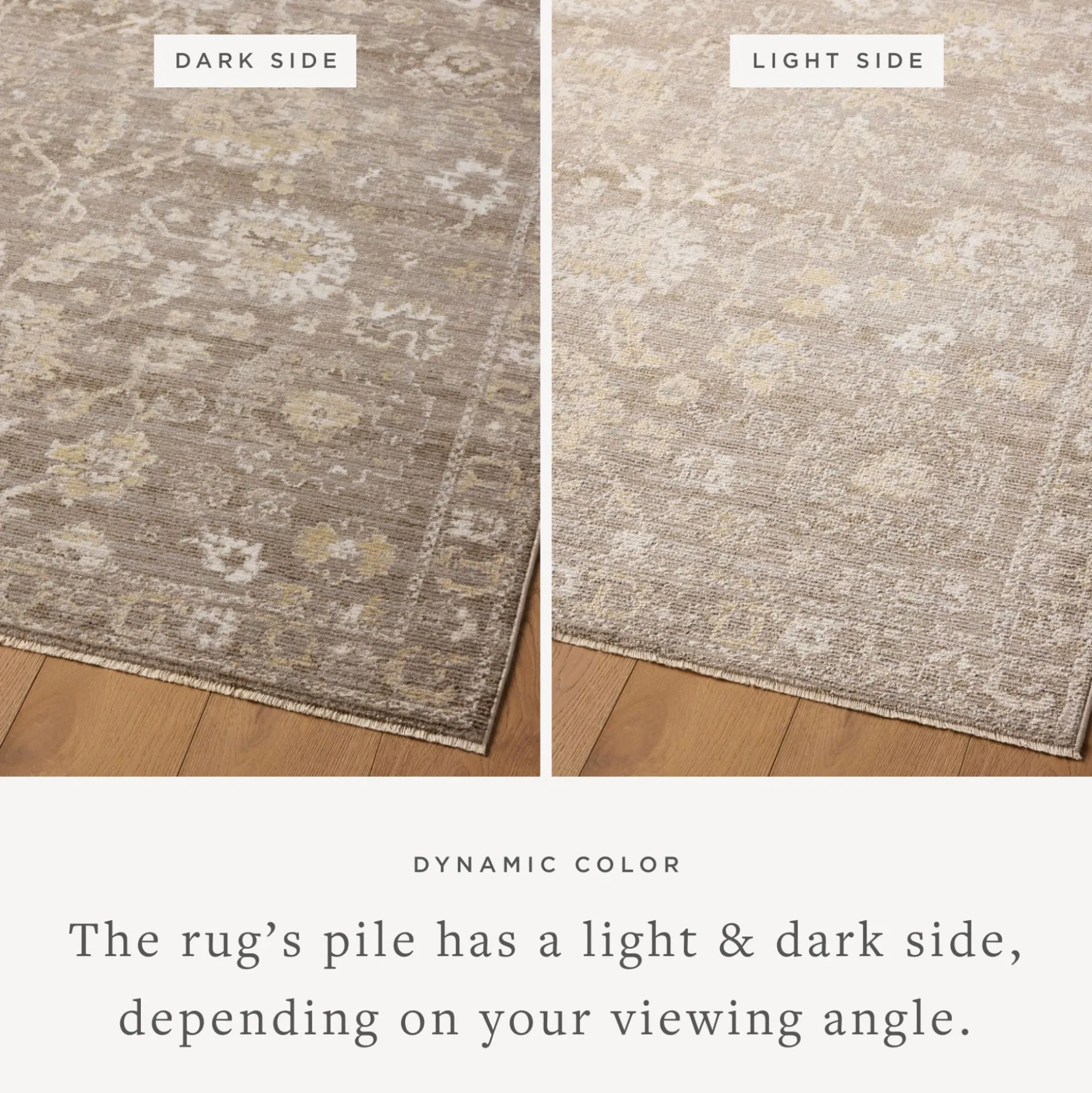 VND0086 Loloi Inc Pace Taupe Wheat Rug