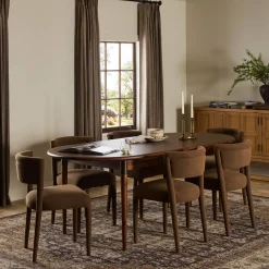 VND6200 Four Hands, LLC Piper Oval Extension Dining Table