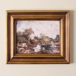 VND0164 Creative Co-op Inc Pond's Edge Framed Print