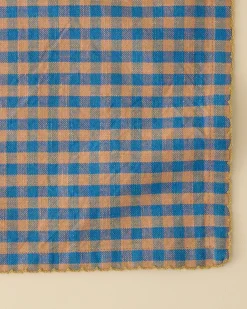 VND6843 KARUR GOLDLINE EXPORTS LLP Poolside Check Napkin Set of 4