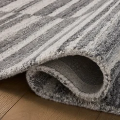 VND0086 Loloi Inc Rae Charcoal Mist Rug
