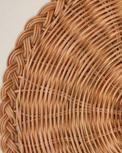 VND7018 Makerspalm, LLC Rattan Charger, Set of 4
