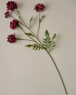 VND7816 UCP INTERNATIONAL CO., LTD Real Touch Red Velvet Scabiosa Stem