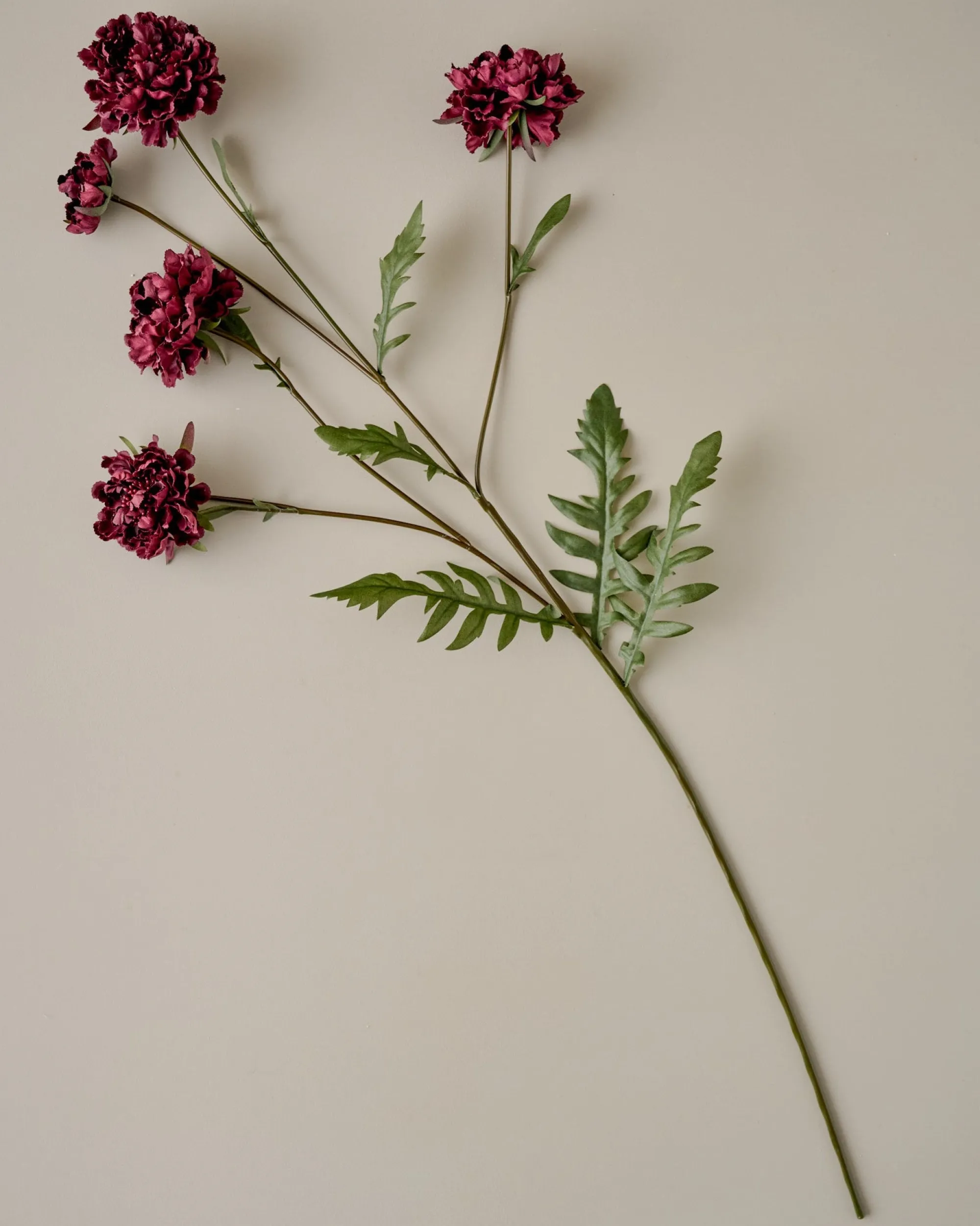 VND7816 UCP INTERNATIONAL CO., LTD Real Touch Red Velvet Scabiosa Stem