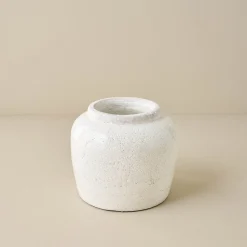 VND0092 Melrose International, LLC Rebecca Crackle Ceramic Vase