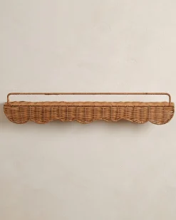 VND7018 Makerspalm, LLC Robin Woven Rattan Picture Ledge