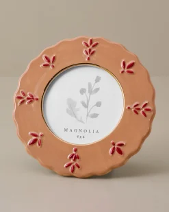 VND0164 Creative Co-op Inc Round Ceramic Juliet Photo Frame