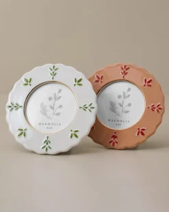 VND0164 Creative Co-op Inc Round Ceramic Juliet Photo Frame