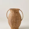 VND0164 Creative Co-op Inc Round Rattan Vase