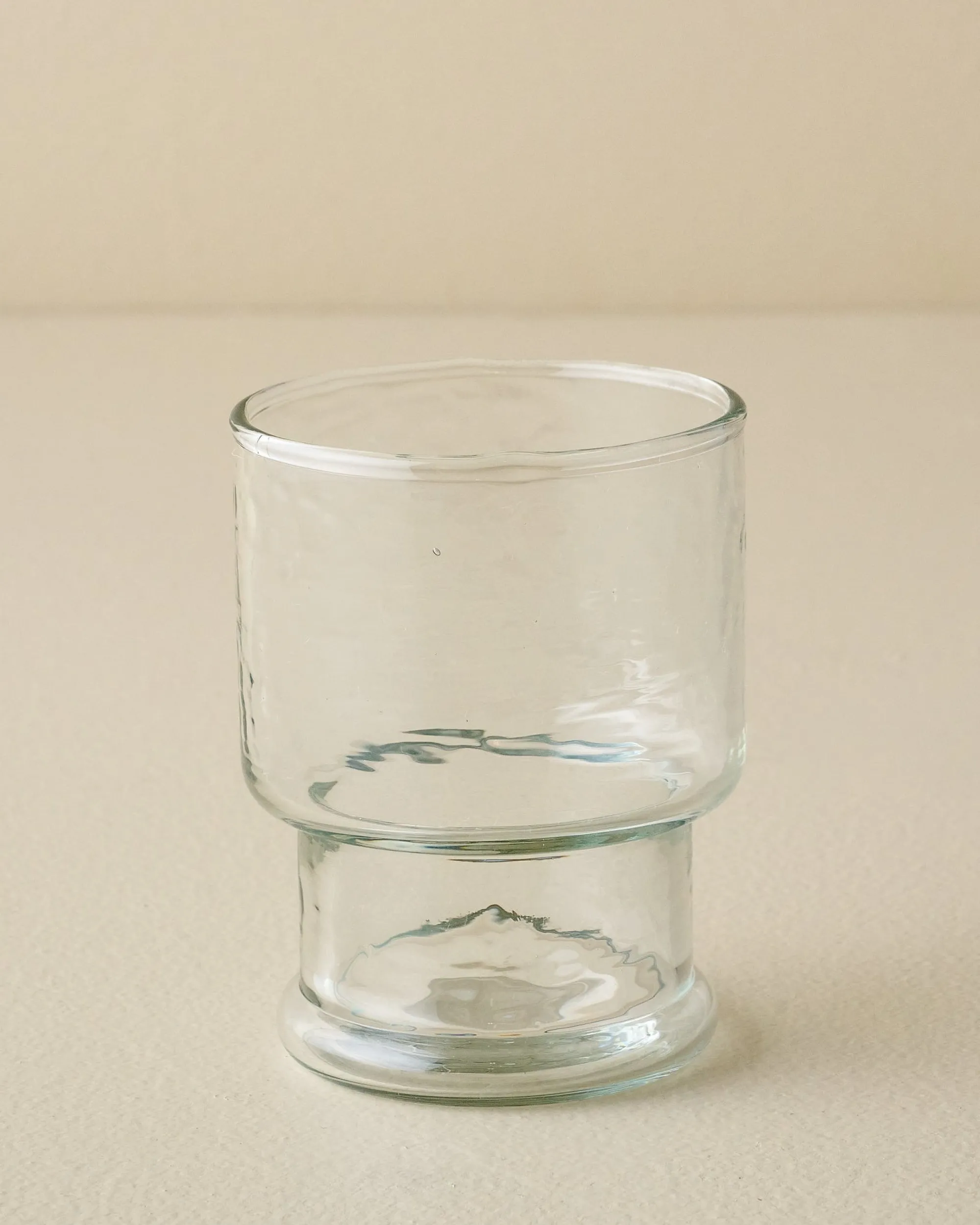 VND6623 GLASS EXPORTS (INDIA) Rustic Glass Stacking Tumbler