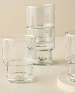 VND6623 GLASS EXPORTS (INDIA) Rustic Glass Stacking Tumbler