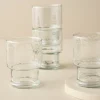 Magnolia Rustic Glass Stacking Tumbler Bundle (Set of 4) - Small