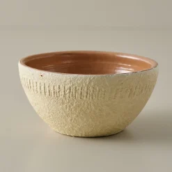 VND7005 Ganesh Creations Rustic Terracotta Accent Bowl