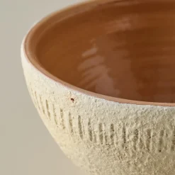 VND7005 Ganesh Creations Rustic Terracotta Accent Bowl