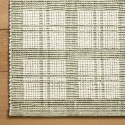 VND0086 Loloi Inc Ryder Sage Ivory Rug