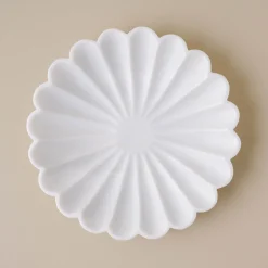 VND6842 Ferry International Scalloped Marble Accent Bowl