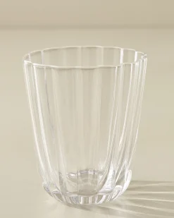 VND8399 Beijing Housewares Industries Ltd Scalloped Rim Glass Tumbler