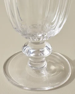 VND8399 Beijing Housewares Industries Ltd Scalloped Rim Glass Tumbler