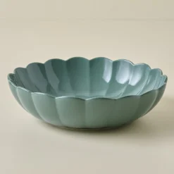 Magnolia Seagrass Scalloped 4-Piece Place Setting