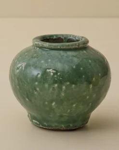 VND0164 Creative Co-op Inc Serena Crackle Glaze Bud Vase