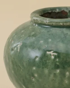 VND0164 Creative Co-op Inc Serena Crackle Glaze Bud Vase