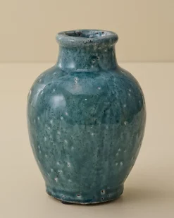 VND0164 Creative Co-op Inc Serena Crackle Glaze Bud Vase