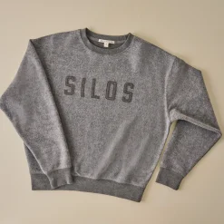 VND8309 Supplyable Group, LLC Silos Applique Charcoal Cozy Fleece