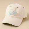 VND5970 Concept One Accessories Silos Distressed Cream Baseball Hat