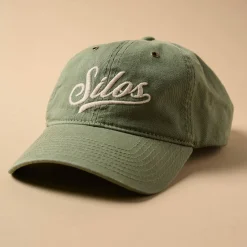 VND5970 Concept One Accessories Silos Distressed Olive Baseball Hat