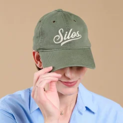 VND5970 Concept One Accessories Silos Distressed Olive Baseball Hat
