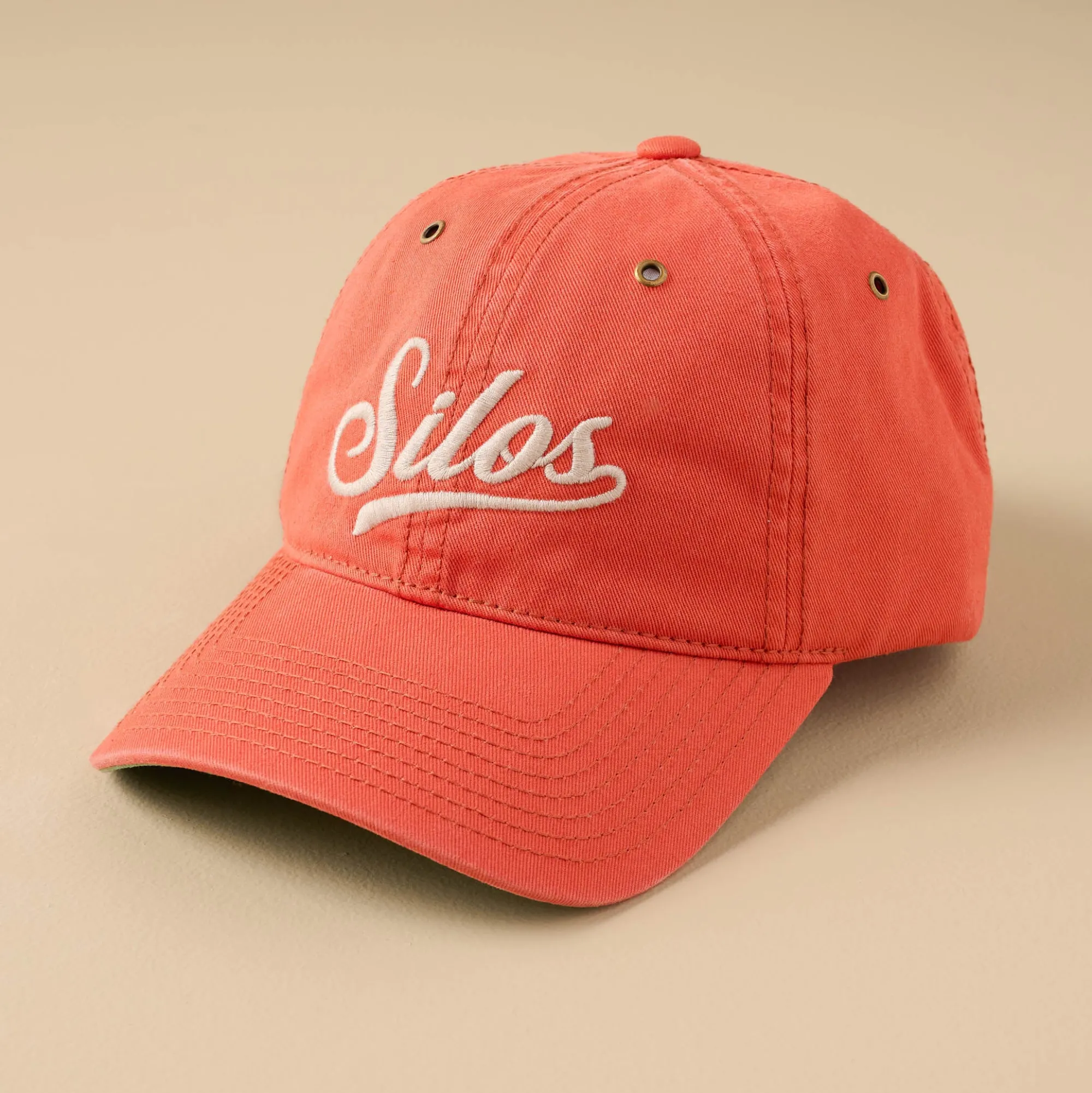 VND5970 Concept One Accessories Silos Distressed Orange Baseball Hat