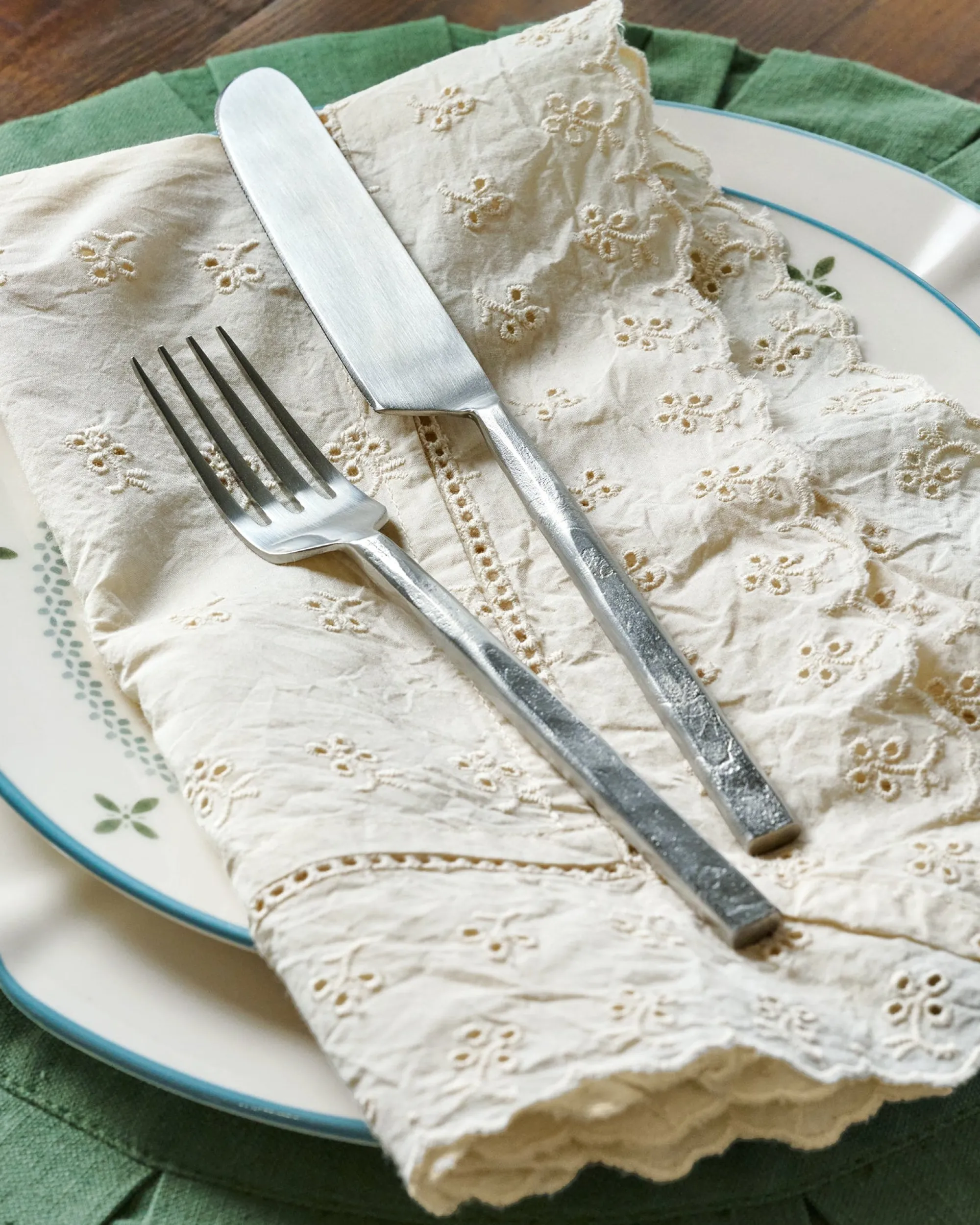 VND6715 VENUS IMPEX Silver Flatware Set of Five