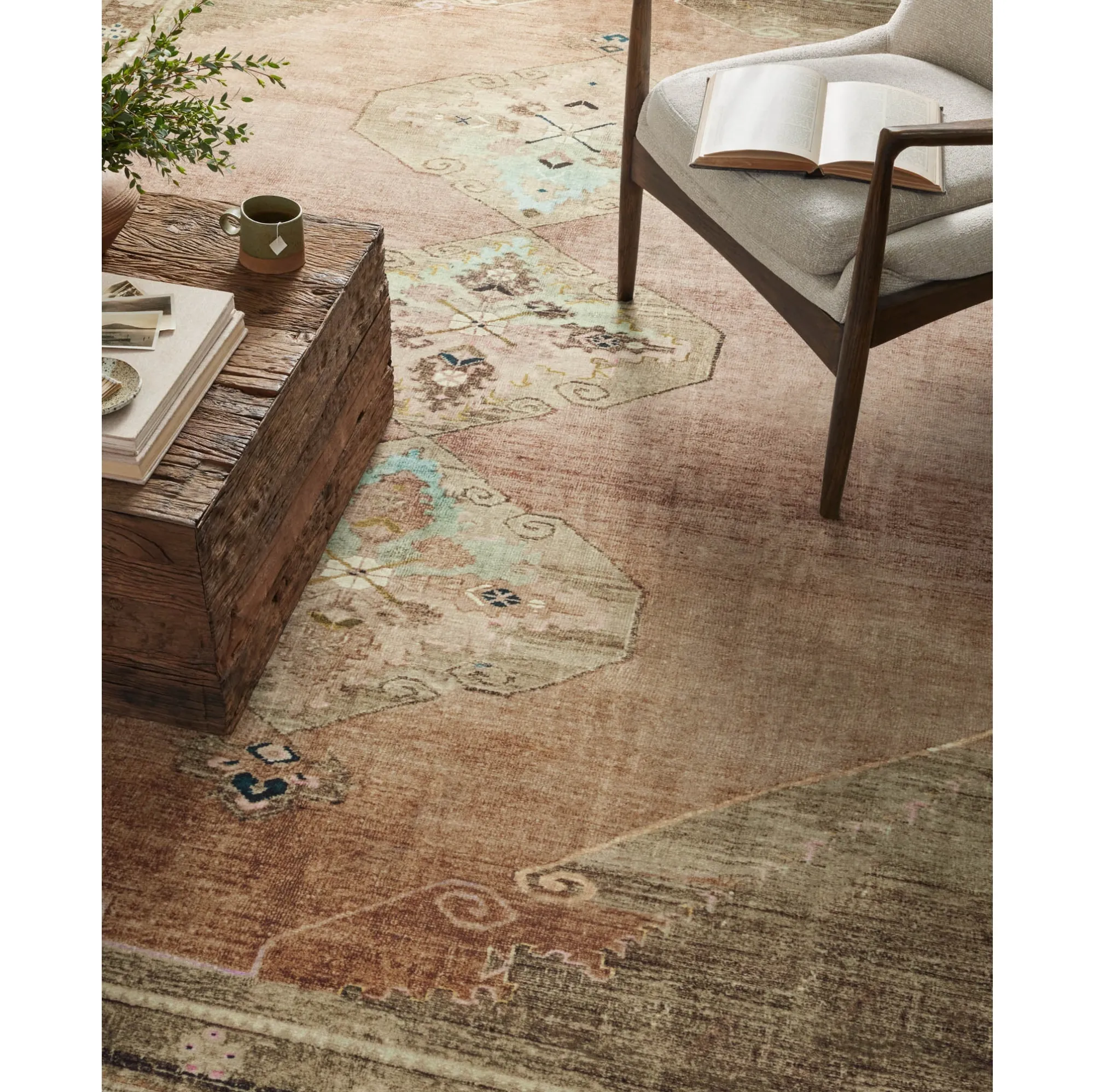 VND0086 Loloi Inc Sinclair Clay Tobacco Rug