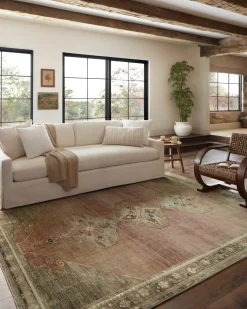 VND0086 Loloi Inc Sinclair Clay Tobacco Rug