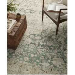 VND0086 Loloi Inc Sinclair Jade Sand Rug