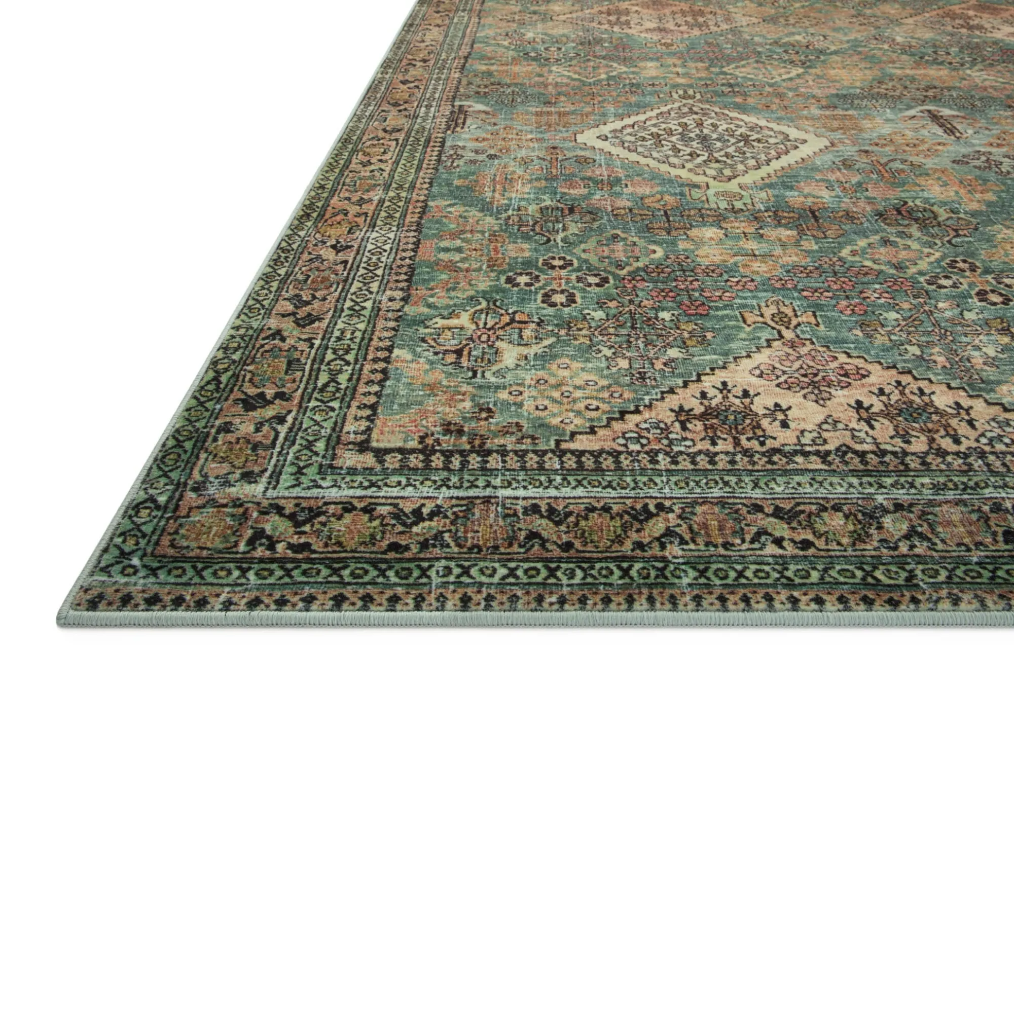 VND0086 Loloi Inc Sinclair Turquoise Multi Rug