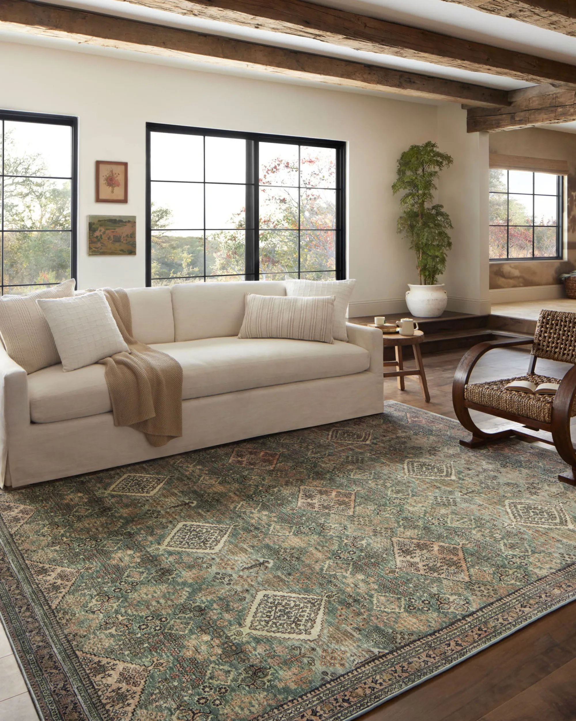 VND0086 Loloi Inc Sinclair Turquoise Multi Rug