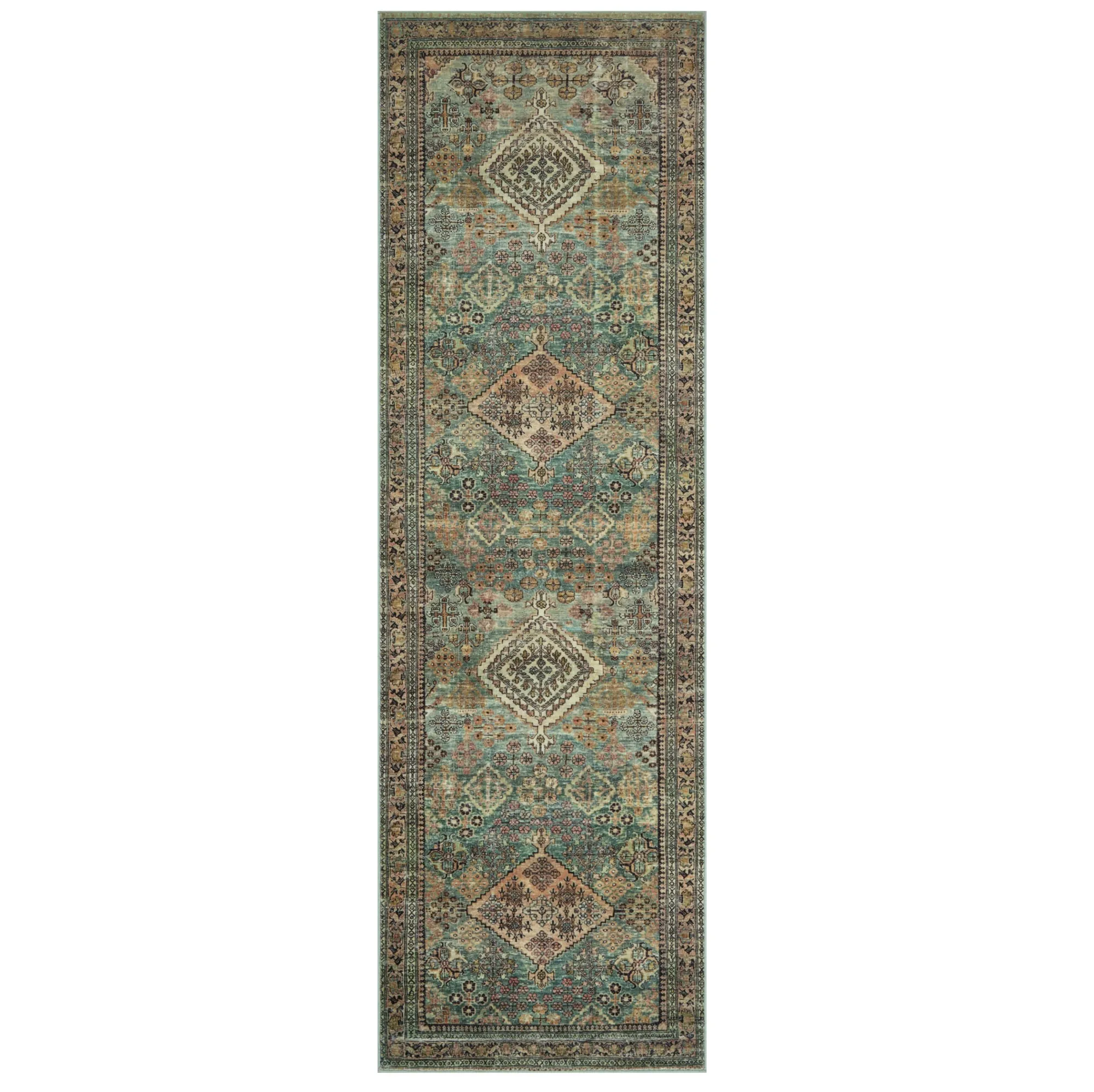 VND0086 Loloi Inc Sinclair Turquoise Multi Rug